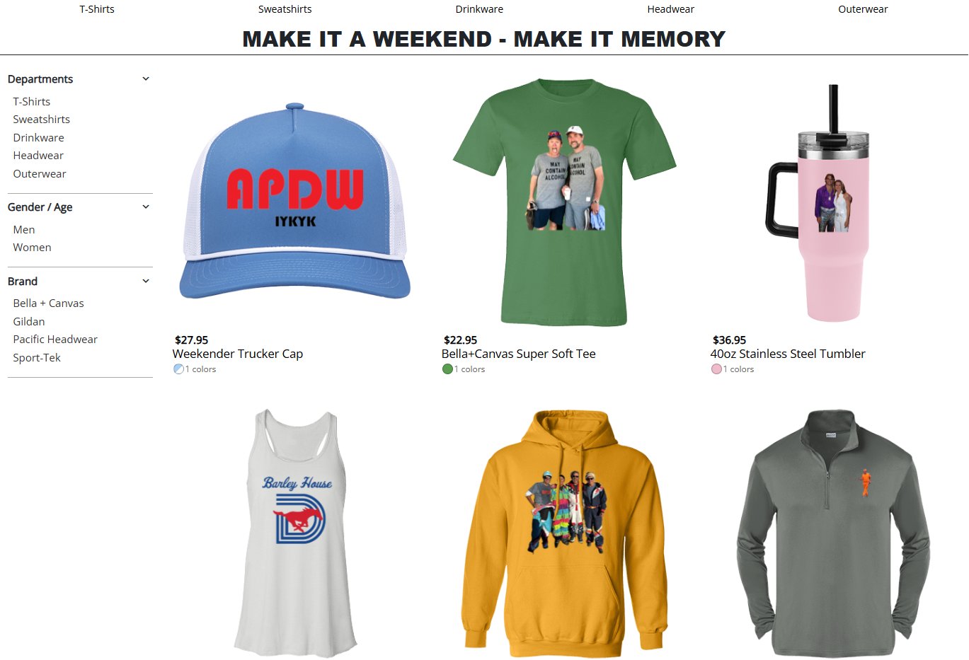 Make It a Weekend Make It a Memory Store